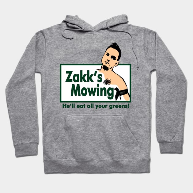 Zakk's Mowing QWA Hoodie by ChewfactorCreative